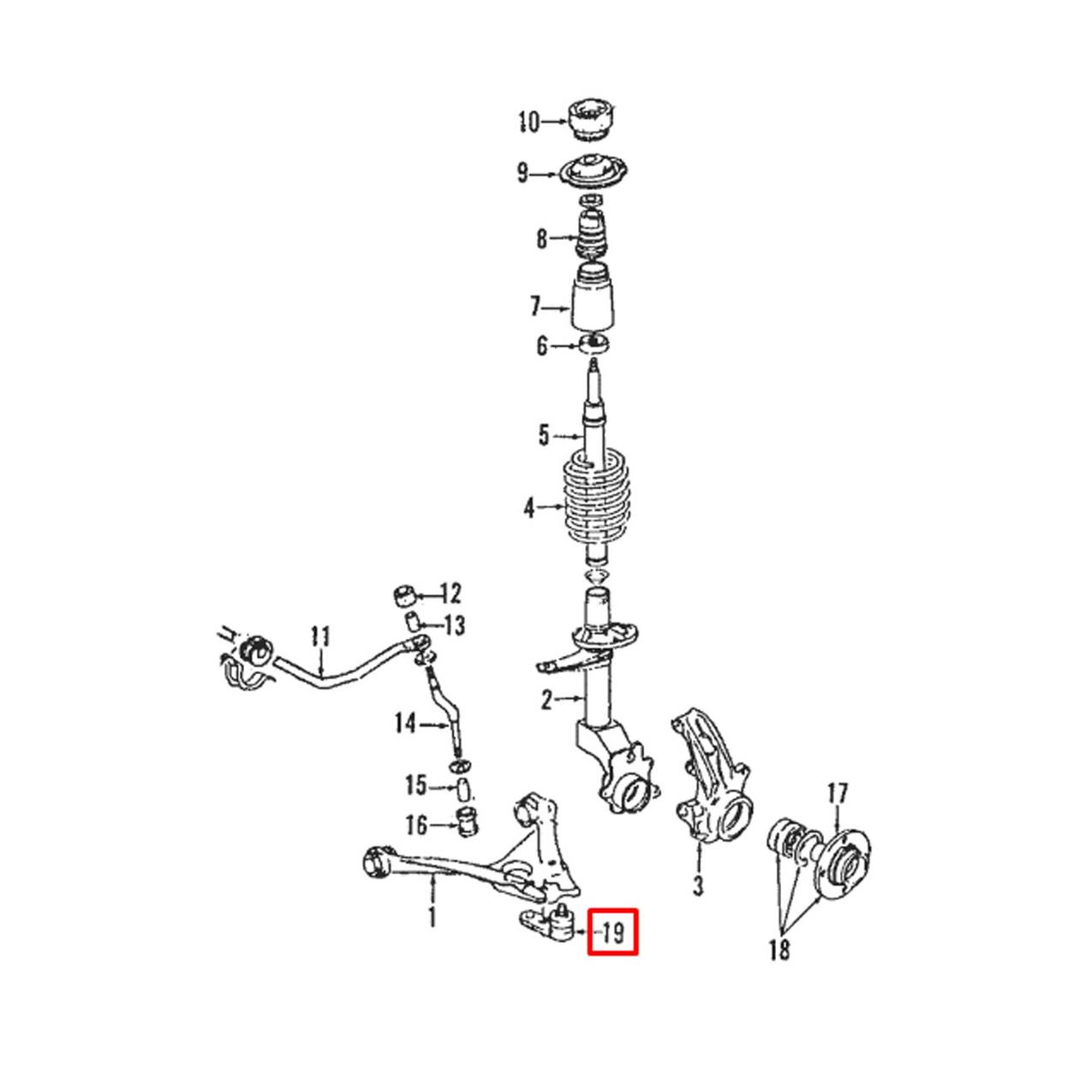 Audi Ball Joint - Front Passenger Side 893407366F